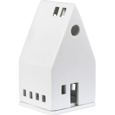 räder Porcelánový svícen domeček Small, bílá barva, porcelán