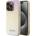 GUESS Оригинален калъф GUESS, PU Leather Iridescent Metal Script за iPhone 15 Pro, GUHCP15LPSAIRSD, Златист (2bcb8d4c5956)