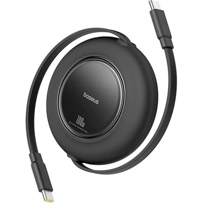 Baseus Разтягащ се USB-C към USB-C кабел - Baseus Free2Pull Retractable USB-C to USB-C Cable 100W (черен) (200 см) (P10364500113-01)