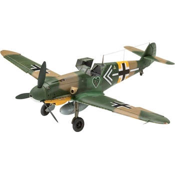 Revell Сглобяем модел Revell - Военен самолет Messerschmitt Bf109G-2/4 (R03829)