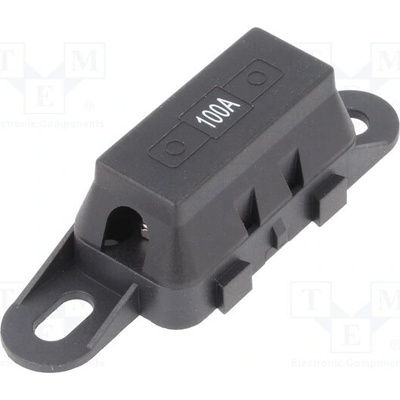 OPTIFUSE BLC-06B Zásuvka s krytkou; 42x12x8,2mm; 100A; přišroubováním; 32V