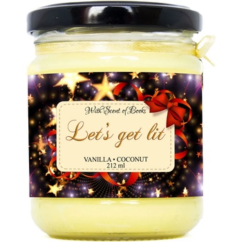 Image 1 of With Scent of Books Ароматна свещ - Let's get lit, 212 ml