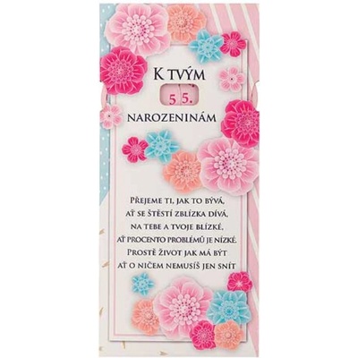 Bohemia Gifts & Cosmetics Mliečná čokoláda k narodeninám 100 g