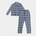 Linea Пижама Linea Women's Star Cotton Long Sleeve Pyjama Set - Grey/Pink