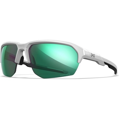 Wiley X Слънчеви очила Jakl, Captivate Polarized Green Mirror/ Polished White (CHJKL07)