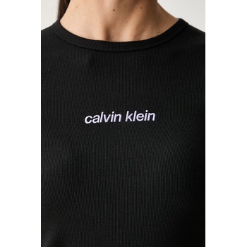 Calvin Klein Jeans тениска дамска от памук с еластан (LV047G816G)