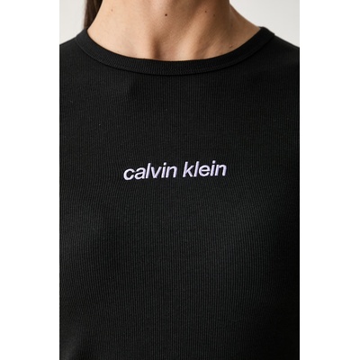 Calvin Klein Jeans тениска дамска от памук с еластан (LV047G816G)