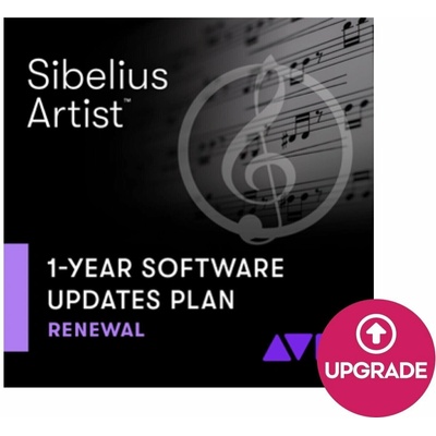 AVID Sibelius 1Y Updates Support RENEW Digitálny produkt
