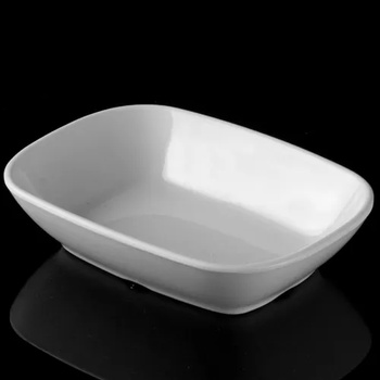 Image 1 of Kulsan Меламин -Плато меламин правоъгълно 17 см БЯЛО 54 (0191114)