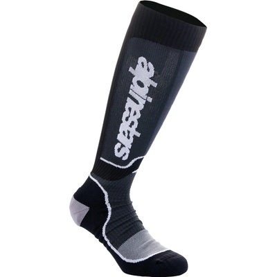 Alpinestars ponožky MX PLUS 2025 podkolienky black/white
