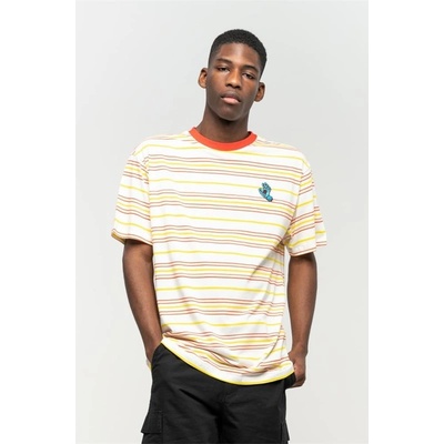 Santa Cruz Mini Hand Stripe t-shirt White