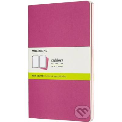 Moleskine sada 3 zošitov ružové stredné čisté