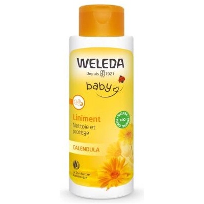 Weleda Baby Calendula Cleansing Milk For Baby Bottom почистващ лосион за бебешки дупета 400 ml