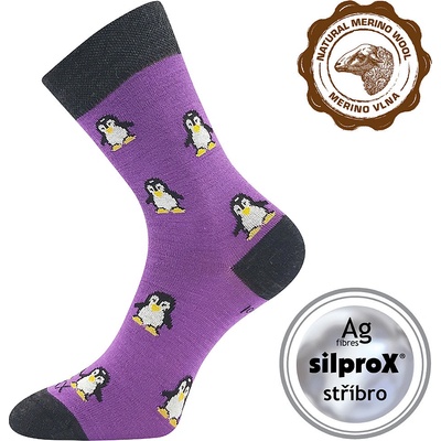 VOXX ponožky Vlněnka 1 pár fialová