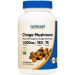Nutricost Имунитет и енергия - Чага екстракт 500 mg, 150 капсули (67044 (297101) NC)