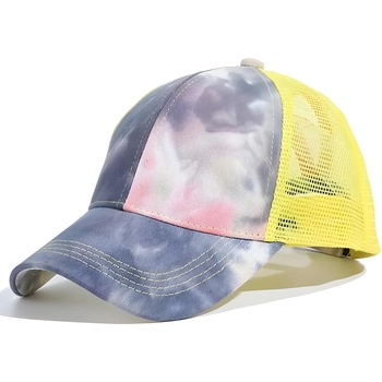 HARAHU Шапка с козирка ma-16072 - Сиво / Жълто kp16072 (ma-16072)