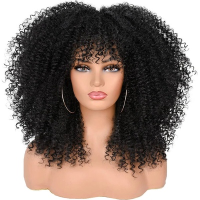 Wigorous Afrea - čierna kučeravá polodlhá Afro parochňa