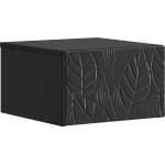 vidaXL Стенен страничен масичка Черно 34, 5 x 33 x 20 см (898767)