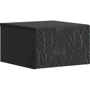 vidaXL Стенен страничен масичка Черно 34, 5 x 33 x 20 см (898767)