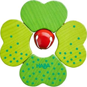 HABA Дървена дрънкалка Haba - Детелина (305579)