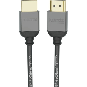 KORDZ PRO4 48Gbps Passive HDMI Cable, 1,5 m Charcoal