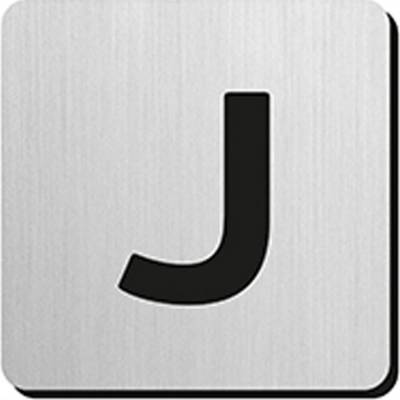 JNF - PIKTOGRAM PÍSMENO "J" - IN.34.300 - 75 mm - nalepovacie NEM - nerez matná | MP-KOVANIA.sk