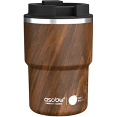 Asobu MINI PICK UP cestovný termohrnček WOOD 350 ml
