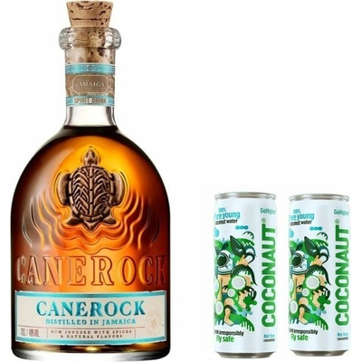 Canerock + 2 x COCONAUT Kokosová voda 40% (set 1 x 0.7 l, 2 x 0.32 l)