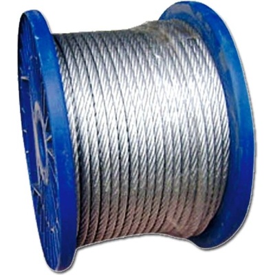 Lanko Ocelové tl. 1,5mm - Ocelové lanko, lano 1,5mm – Zbozi.Blesk.cz