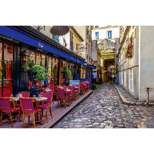 DIMEX ART Флизелинов фототапет кафене в париж 375 x 250 см
