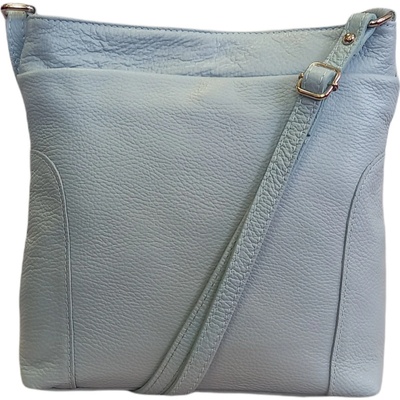 Vera Pelle dámská crossbody kabelka kožená sv. 1511 sv. modrá modrá