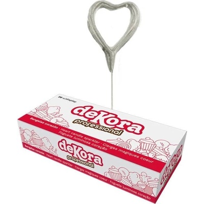 Dekora Prskavky na dort srdce