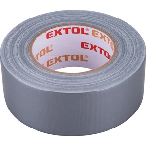 Extol самозалепваща лента от текстил, сива, 50mmx50m (хоби лента / дюкер лента)