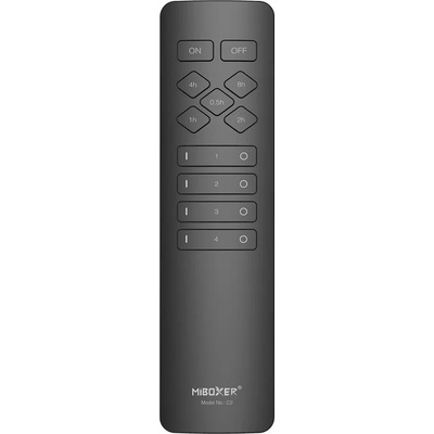 RF ovladač Mi-Light C2 pro chytré zásuvky - 4 zóny časování černý