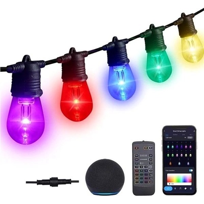 Immax NEO LITE Smart venkovní dekorační světelný řetěz 15m Tuya WiFi IP65