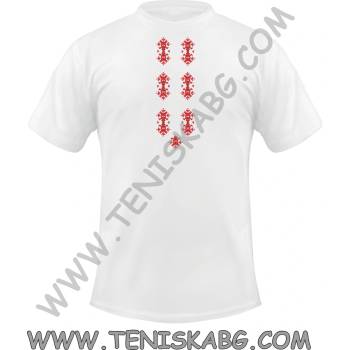 Fruit of the Loom Тениска - Шевица Бродерия 1212