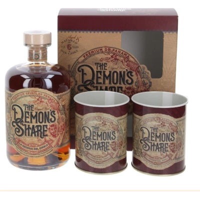 The Demon's Share 6y 40% 0,7 l (dárkové balení 2 plechové plecháčky)