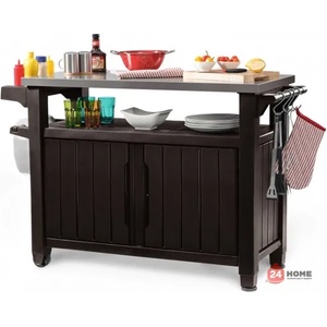  Градински бар за съхранение Keter Unity кафяв XL, 207l, 123.7x54x90см