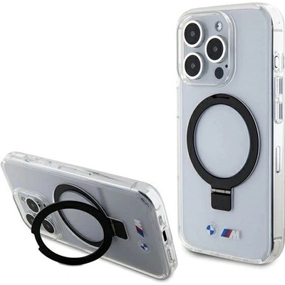 BMW Калъф BMW Ring Stand M Collection MagSafe за iPhone 15 Pro - прозрачен (3666339199630)