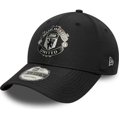 New Era MANCHESTER UNITED FC REFLECTIVE 9FORTY Černá Stříbrná