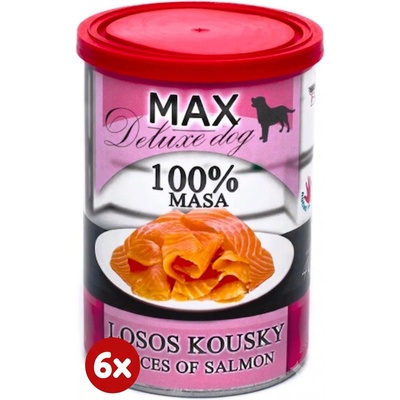 Max Deluxe kousky lososa 6 x 400 g