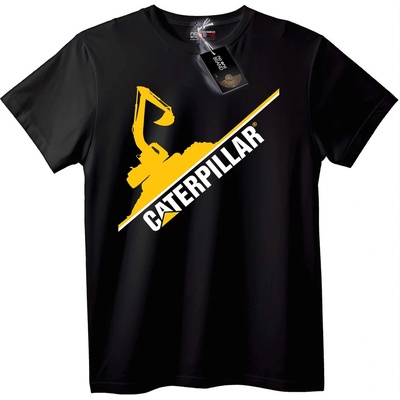 Тениска Caterpillar лого - XS, Black