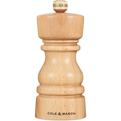 Cole & Mason London Precision+ prírodný buk mlynček na soľ 13 cm