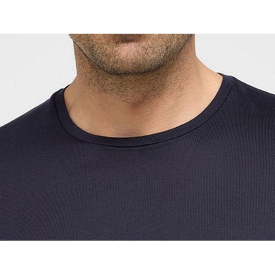 Luxusní tmavotričko Eterna 1863 s krátkým rukávem kulatý výstřih modré