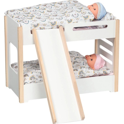 Goki Poschodová Postieľka Pre Bábiky So Šmykľavkou