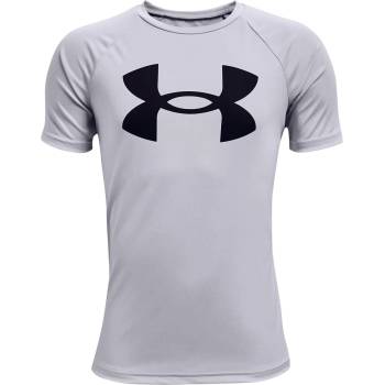 Under Armour UA Tech Big Logo Short Sleeve Boys - Grey/Black