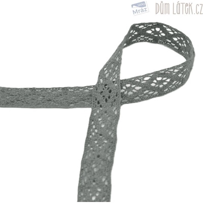Čipka paličkovaná khaki, šírka 20 mm