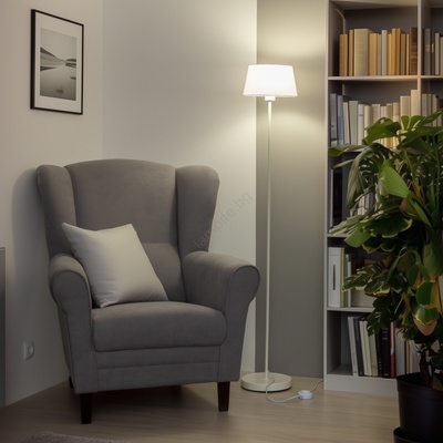 Brilagi - LED подова лампа CERIA 1xE27/40W/230V Ø 25 см бяла (BG2903)