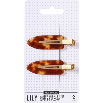 Sister Young LILY CLIPS SET - DARK/BROWN