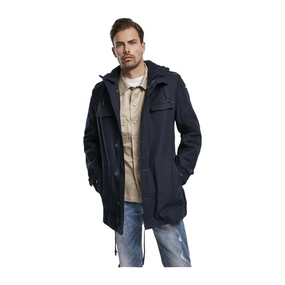 Brandit Мъжка парка с качулка в тъмносин цвят Brandit Flag BW-3163-8 - Тъмносин, размер 54 / XXL